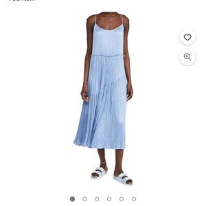 Vince Pleated Slip Dress